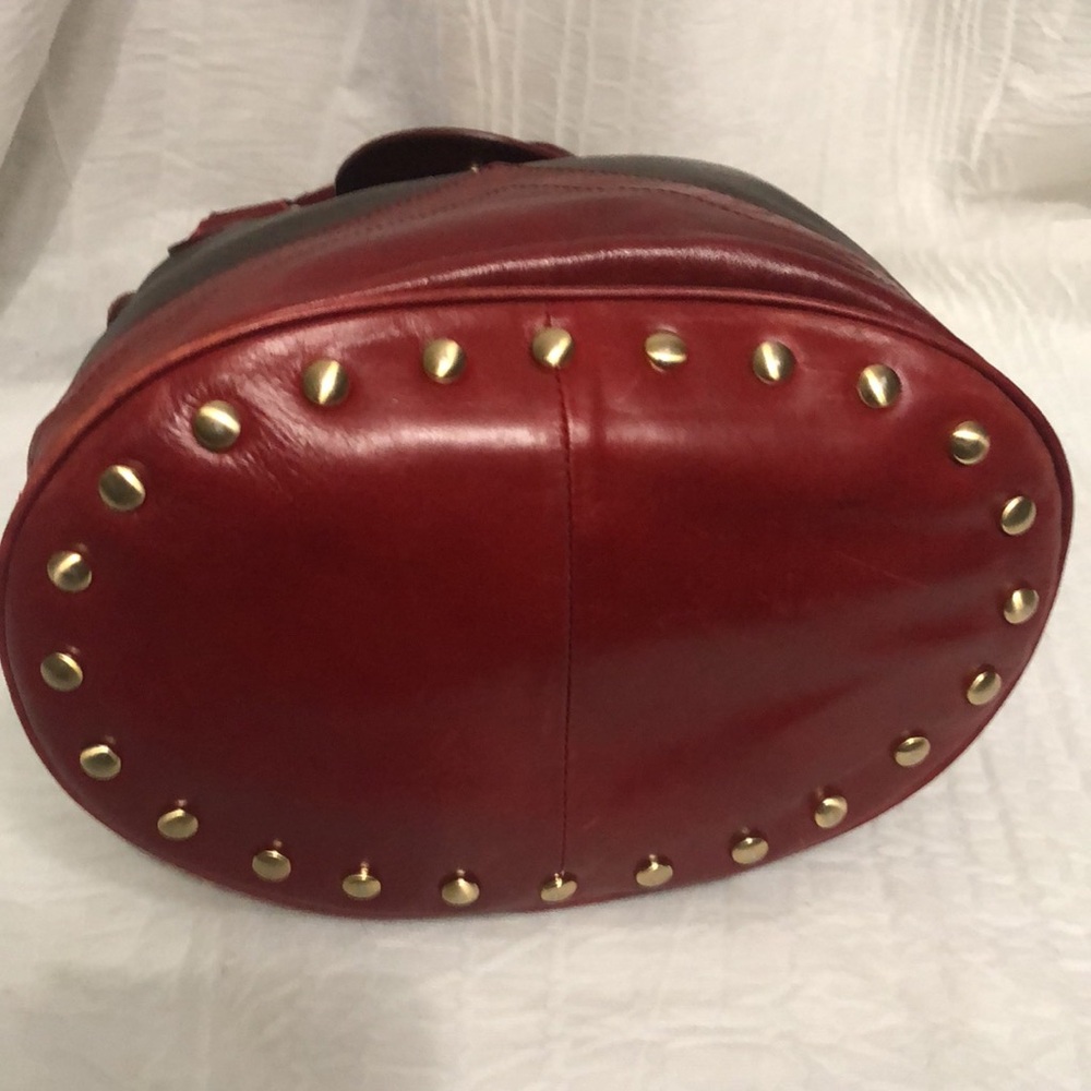 Kate Landry Leather Bucket Bag - Picture 7 of 12